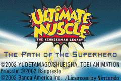 Ultimate Muscle - The Kinnikuman Legacy - The Path of the Superhero Title Screen